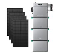 Zendure SolarFlow 2400 Pro Batterie Solaire 2.4kWh et 4×450W+3×AB3000L | 2400W AC Bidirectionnel, Entrée PV 4800W (3000W DC+1800W AC), Extensible 16.8kWh, Plug & Play, IP65