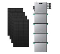 Zendure SolarFlow 2400 Pro - Batterie Solaire 2400W, 2,4-16,8kWh, avec 4xAB3000L (11.52 kWh), avec 450Wx4 Panneau Bifacial