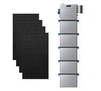 Zendure SolarFlow 2400 Pro - Batterie Solaire 2400W, 2,4-16,8kWh, avec 5xAB3000L (14.40 kWh), avec 450Wx4 Panneau Bifacial
