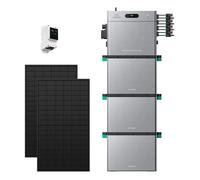 Zendure SolarFlow 2400 Pro - Batterie Solaire 2400W, 2,4-16,8kWh, avec compteur 3CT, 3xAB3000L (8.64 kWh), 450Wx2 Panneau Bifacial