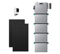 Zendure SolarFlow 2400 Pro - Batterie Solaire 2400W, 2,4-16,8kWh, avec compteur 3CT, 4xAB3000L (11.52 kWh), 450Wx2 Panneau Bifacial