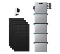 Zendure SolarFlow 2400 Pro - Batterie Solaire 2400W, 2,4-16,8kWh, avec compteur 3CT, 4xAB3000L (11.52 kWh), 450Wx4 Panneau Bifacial