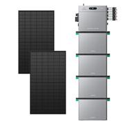 Zendure SolarFlow 2400 Pro - Batterie Solaire Intelligente 2400W AC Bidirectionnel, Entrée PV 4800W (3000W DC+1800W AC), 2.4-16.8kWh Extensible, Plug & Play, IP65 (SF2400P+4*AB3000L+2 * 450W)