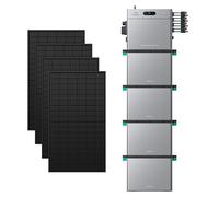 Zendure SolarFlow 2400 Pro - SolarFlow 2400 Pro (2.4 kWh) / 4*AB3000L (13.92 kWh au total) / 2 340 Wc (4*450 W)