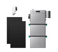 Zendure SolarFlow 2400 Pro - Système Solaire Photovoltaïque 2400W 2 4-16 8kWh Smart Meter 3CT-S 2xAB3000L 450Wx2 Panneau