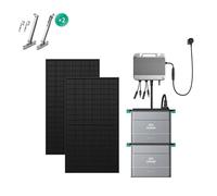 Zendure SolarFlow 800 Pro 2 - SolarFlow 800 Pro 2 + Zendure 3CT / 1*AB2000L (3 840 Wh au total) / 1 300 Wc (2*500W)