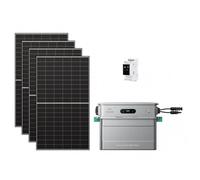 Zendure SolarFlow 800 Pro 2 + Compteur 3CT + 4x 500W Panneau Bifacial - Kit Solaire Balcon 800W - AC 1000W - Gestion IA