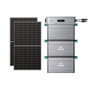 Zendure SolarFlow 800 Pro 2 - Système stockage solaire 800W IP65 1.92kWh 2640W MPPT, avec 500Wx2 Panneau Bifacial, avec 2xAB2000L