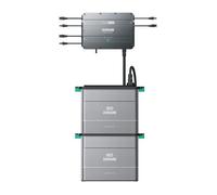 Zendure SolarFlow HUB 2000, Station électrique balcon, entrée solaire 1800W, sortie 1200W, 2×AB2000X 1920Wh