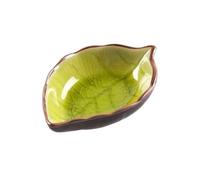 ZengL263NgS Plateau de service Ustensile de cuisine Plat Glace Fissure Glaçage Feuille Céramique Assaisonnement Sauce soja Vinaigre Petites assiettes Conteneur de stockage