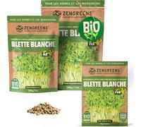 ZenGreens® Graines de blette blanche bio - Choisissez entre 200g et 500g