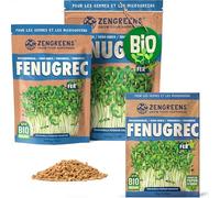 ZenGreens® Graines de fenugrec bio - Choisissez entre 200g et 500g