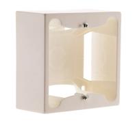 Cadre saillie 80 x 80 x 40 entraxe 60mm - blanc - Zenitech