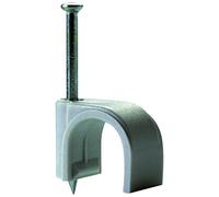 Zenitech 20 attaches plastiques Ø9 gris