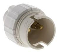 Zenitech - 3 douilles B22 en nylon avec 1 bague - Blanc blanc G
