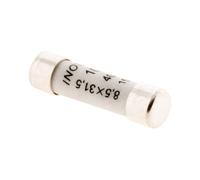 Zenitech - 3 Fusibles Céramique sans Voyant - 8,5 x 31,5 mm - 10A - Haute Résistance - Blanc - Protection Électrique pour Appareils Domestiques - Compatible Installation Intérieure