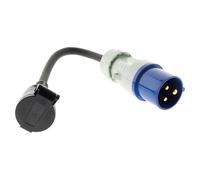 Zenitech Adaptateur caravane CEE17 mâle vers femelle
