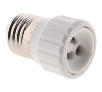 Zenitech - Adaptateur de douille E27 vers GU10 à visser - Compatible LED - Blanc blanc G