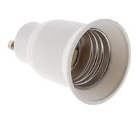 Zenitech - Adaptateur de douille GU10 vers E27 à baïonnette - ampoules LED et halogènes - Blanc blanc G