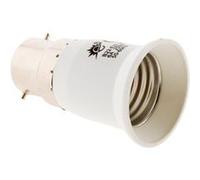 Zenitech Adaptateur de douille Convertisseur de culot E27 vers B22 - Blanc