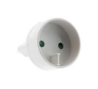 Zenitech - Adaptateur électrique mâle 6A vers femelle 16A, 1320W - sur prises 6A