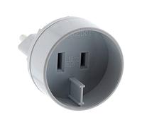 Zenitech Adaptateur Prise Voyage USA vers UE - Prise mâle UE vers Prise Femelle US - Blanc