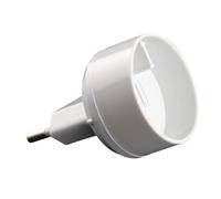 Zenitech Adaptateur Prise Voyage USA vers UE - Prise mâle UE vers Prise Femelle US - Blanc