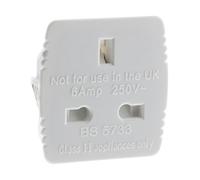 Zenitech Adaptateur Voyage France/UK - Blanc