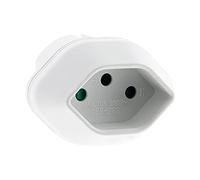 Zenitech Adaptateur Voyage Suisse vers France/UE - Blanc