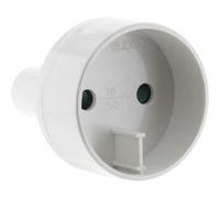 Zenitech – Adaptateur prise voyage USA vers UE – Prise mâle USA vers femelle Europe – Blanc