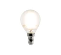 Zenitech - Ampoule déco e filaments LED sphérique E14 4W - Blanc chaud - 400lm 2700K