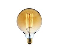 Zenitech - Ampoule déco filament carbone Globe Ø125mm E27 -