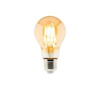 Zenitech - Ampoule déco filament LED ambrée 4W E27 2500K