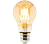 Zenitech - Ampoule déco filament LED ambrée 4W E27 2500K Ambrée G