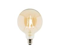 Zenitech Ampoule déco filament LED ambrée 7W E27 720lm 2500K - Globe - Elexity
