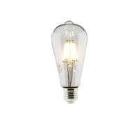 Zenitech - Ampoule déco filament LED ST64 4W E27 400lm 2700K - Blanc chaud