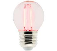 Zenitech - Ampoule LED déco filament Rouge 3W E27 sphérique - Elexity Rouge G