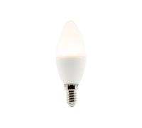 Zenitech - Ampoule LED E14 flamme 5,2W - Blanc chaud - 470lm 2700K