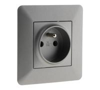 Zenitech Artezo prise 2P+T 16 A - Blanc