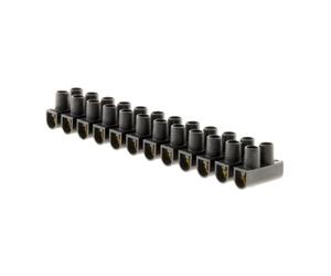 Zenitech Barrettes 12 plots 4 mm² Noir