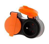 Enrouleur ZENITECH biplite 16A avec clapets de protec IP44