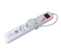 Zenitech - Bloc 4x 16A 2P+T avec interrupteur +2xUSB - Blanc Blanc G