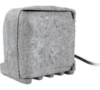 Zenitech, bloc de prises murales, 4 prises de 16A + 2 prises supplémentaires, longueur du câble : 1,5 mètre, couleur : gris