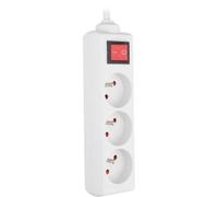 Zenitech - Bloc multiprise 3 Prises 16A (2P+T) câble 4m