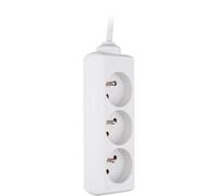 Bloc multiprise 3x16A 2P+T blanc - câble 1,5 m - Zenitech