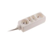 Zenitech Bloc multiprise 4 prises - Blanc