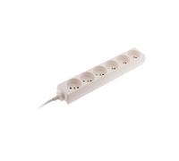 Zenitech - Bloc multiprise 6 prises 2P+T 16A blanc