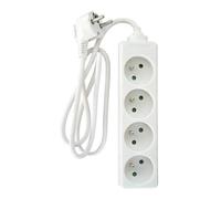 Bloc 4 Prises 16A 2P+T Blanc - Zenitech