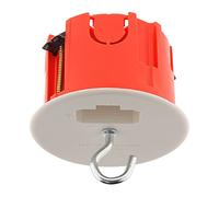 Boîte DCL point de centre murs creux placo Ø65mm - Rouge - Zenitech
