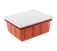 Zenitech - Boîte de dérivation à encastrer 160 x 130 x 70mm - Rouge